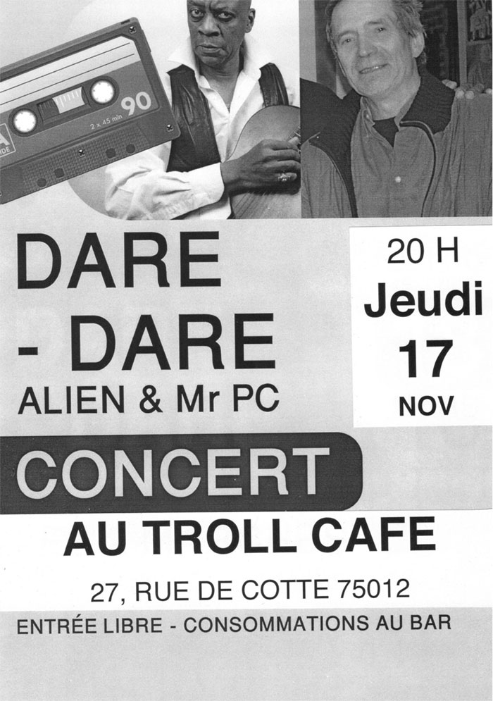 Dare Dare en concert au Troll Café