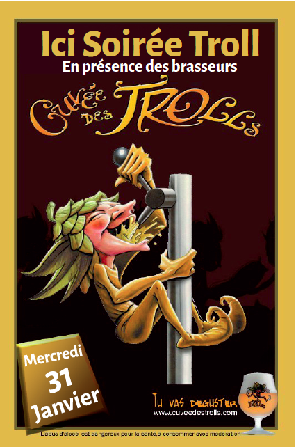 Soirée cuvée des Trolls au troll café