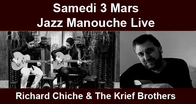 Jazz Manouche – Samedi 3 Mars