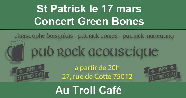 Le Troll Café fête la Saint Patrick